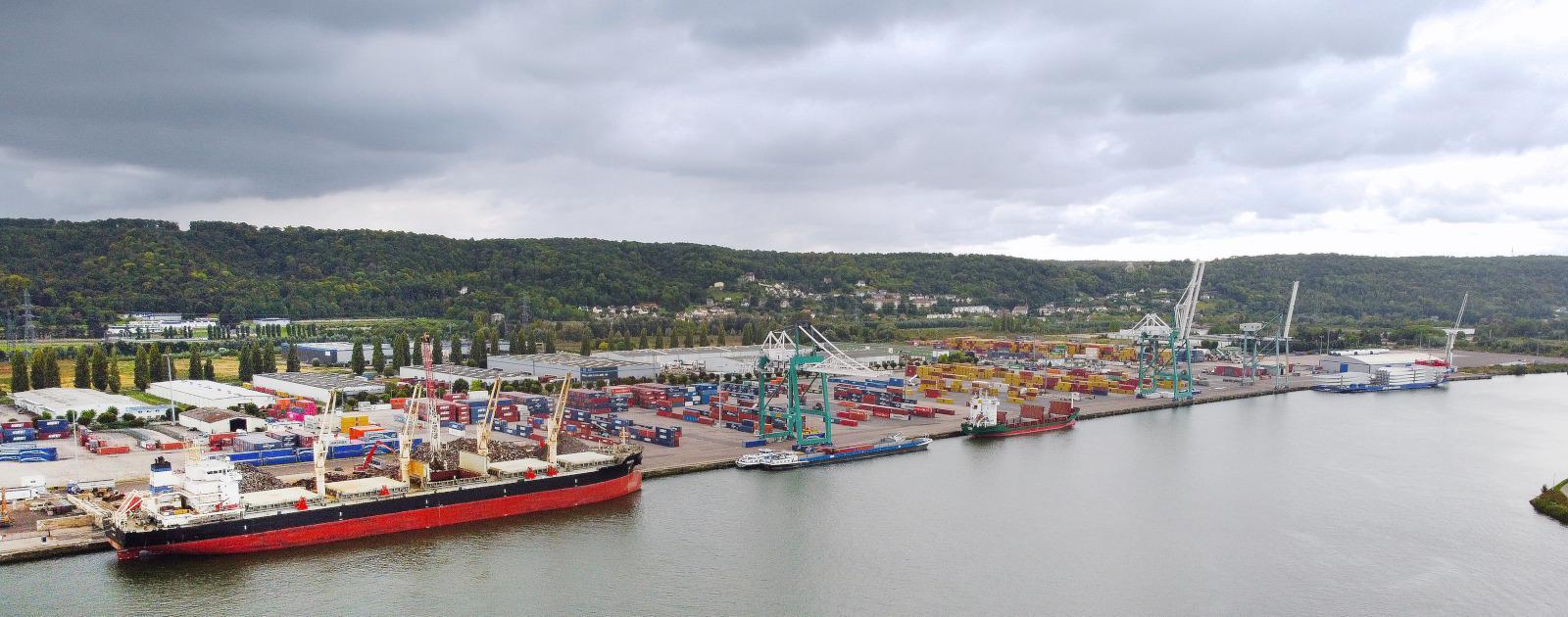 Terminal conteneurs et marchandises diverses (TCMD) | HAROPA PORT