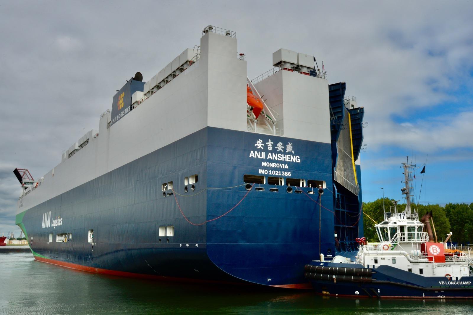 HAROPA PORT accueille le plus grand navire roulier au monde | HAROPA PORT