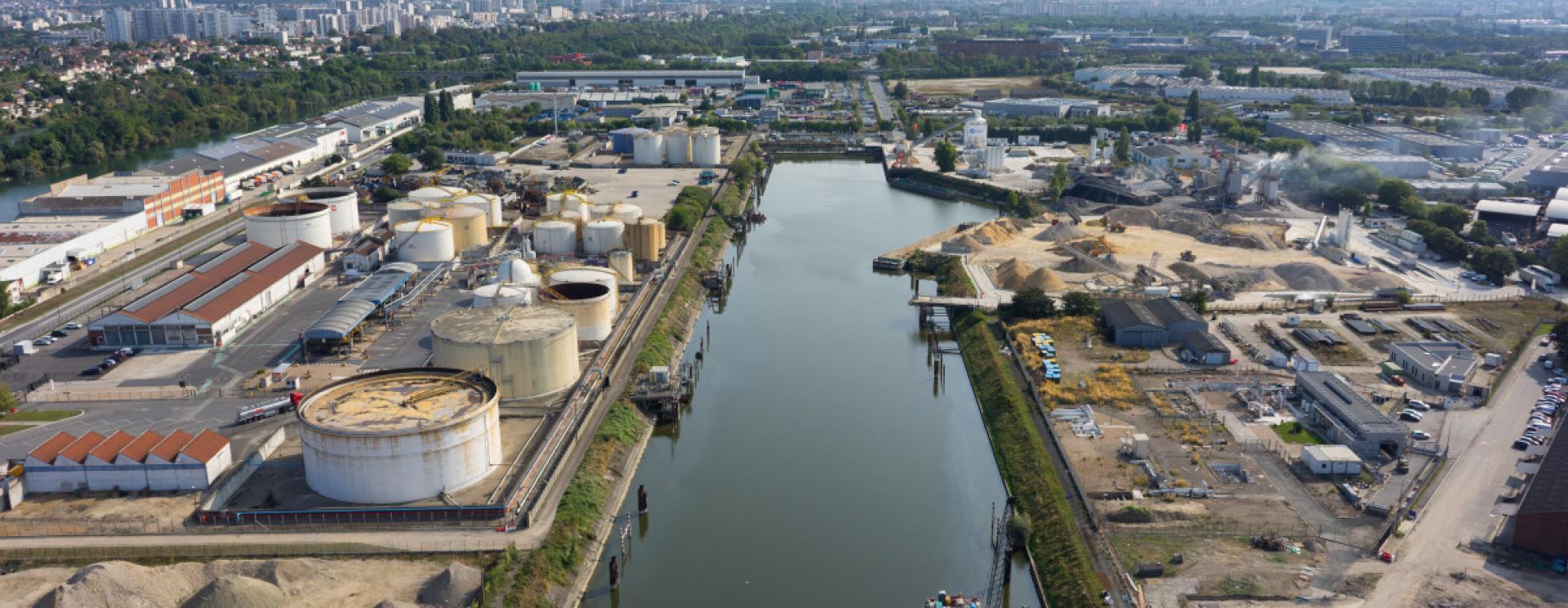 Darse 6 du port de Gennevilliers