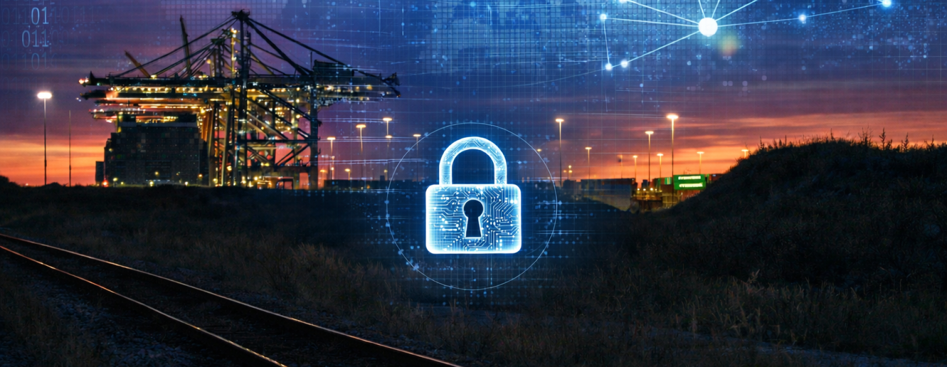 PORT 2000 couplé avec visuel cybersécurité