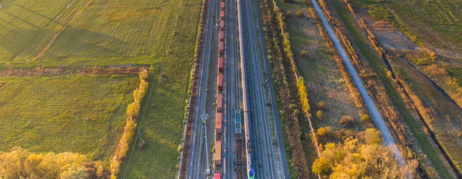 Train sur la ZIP du Havre