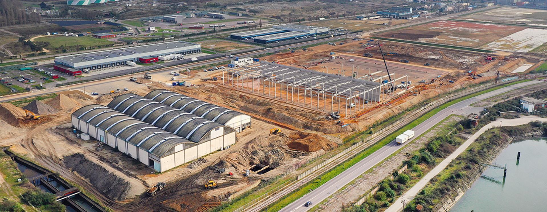 Réhabilitation de la friche Petroplus par la construction de batiments de logistique sur le port de Rouen - HAROPA PORT