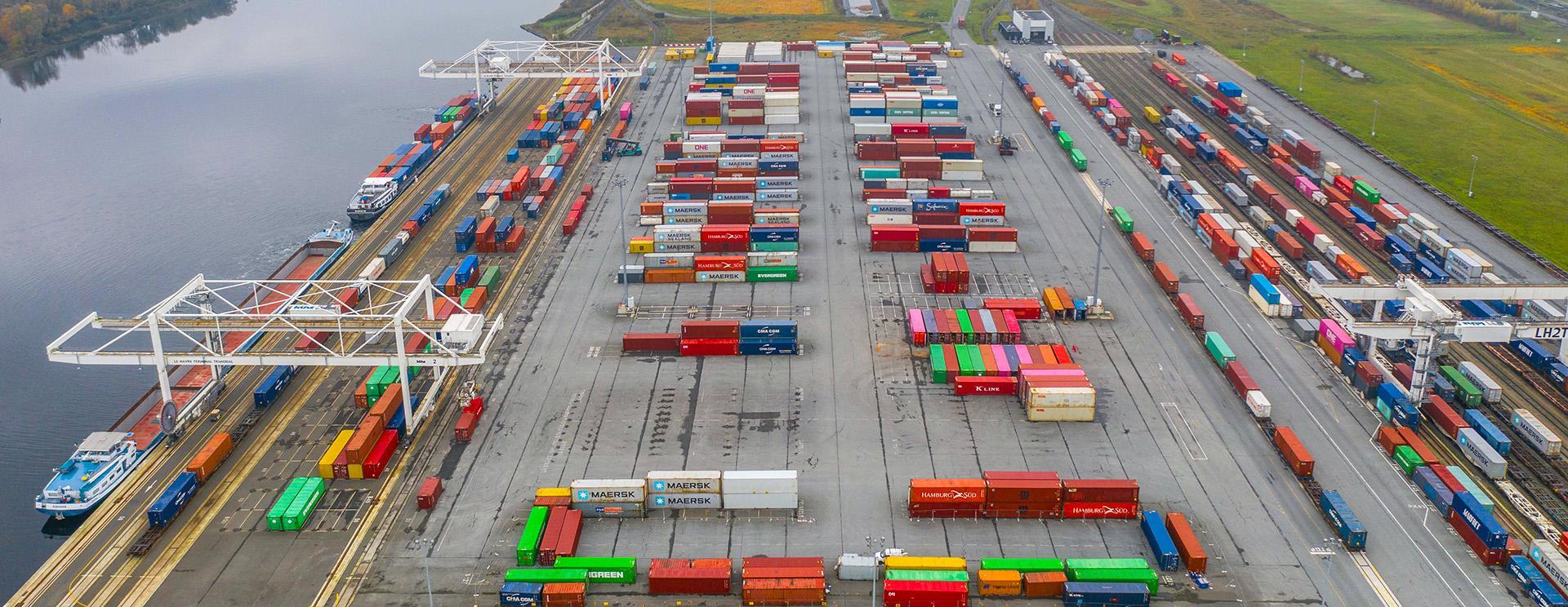 Terminal multimodalité du port du Havre