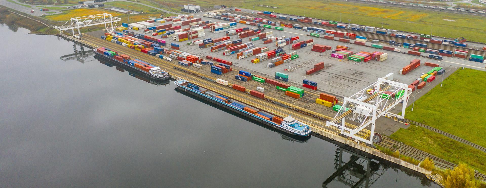 Terminal multimodalité du port du Havre