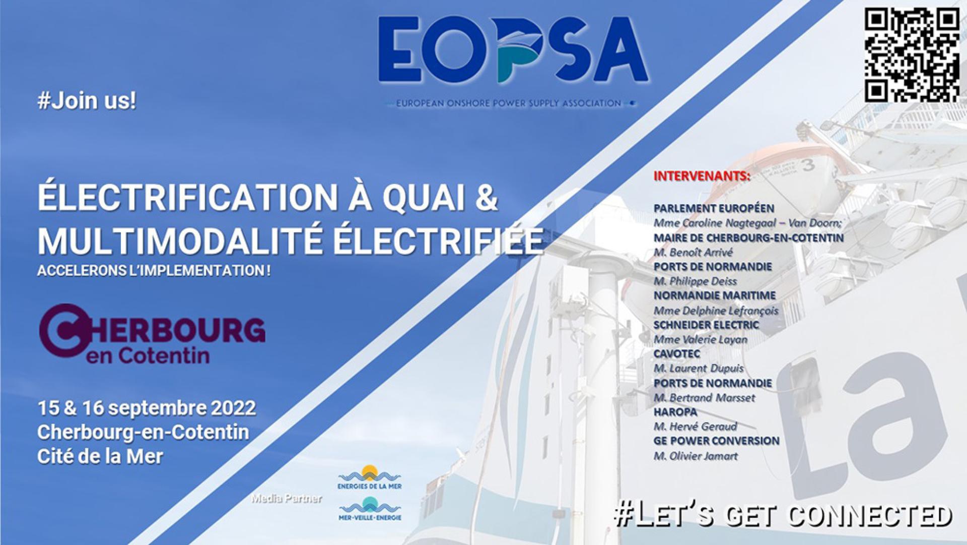 EOPSA, l’European Onshore Power Supply Association - Enlarge image, modal window