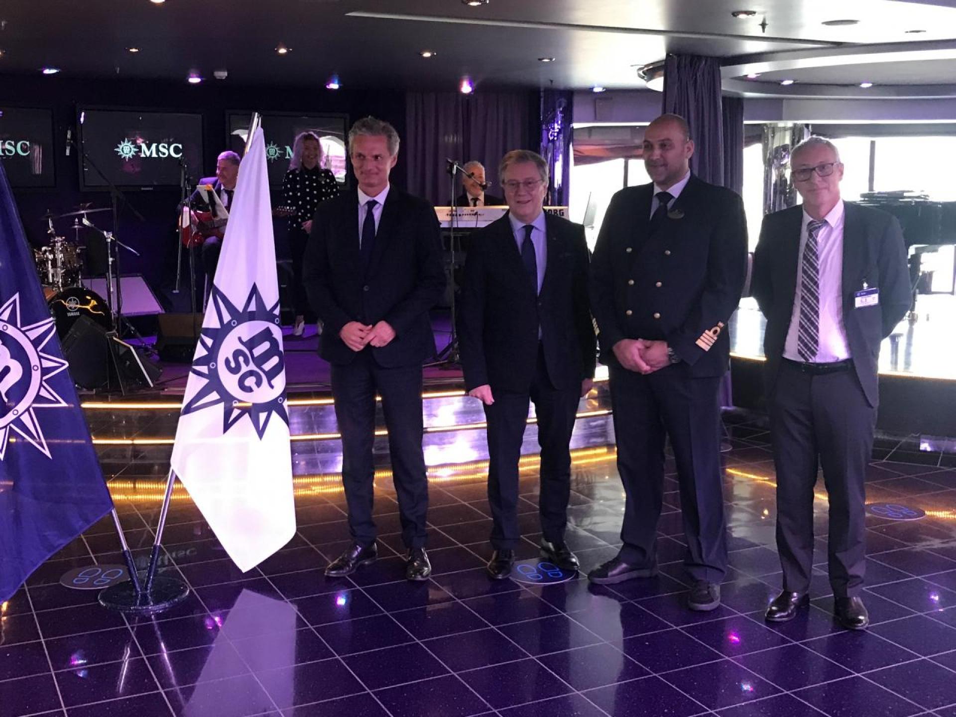 MSC Croisière inaugure une nouvelle ligne au départ du port du Havre - Agrandir l'image, fenêtre modale