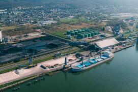 Terminal de Grand-Couronne du port de Rouen