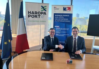 Business France x HAROPA PORT : un partenariat gagnant-gagnant - Agrandir l'image, fenêtre modale