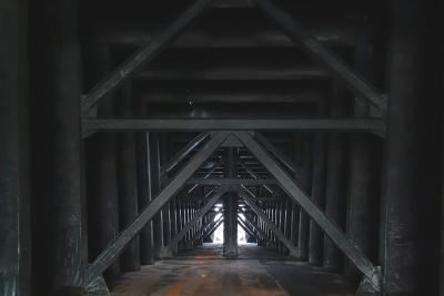 Port P3 de l'écluse François 1er vue de l'intérieur - Agrandir l'image 2 sur 8, fenêtre modale