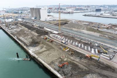 Site d'implantation du chantier Siemens Gamesa pour son usine d’éoliennes - Agrandir l'image 2 sur 6, fenêtre modale