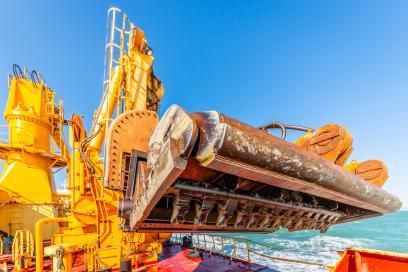 Système d'aspiration de la Drague Daniel Laval au Havre - Agrandir l'image, fenêtre modale