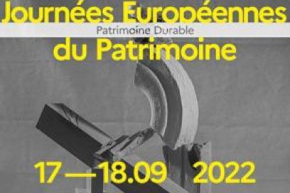 Affiche des Journées Européennes du Patrimoine 2022 - Enlarge image, modal window