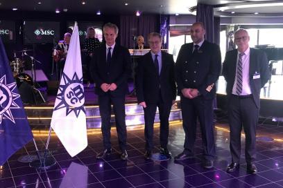 MSC Croisière inaugure une nouvelle ligne au départ du port du Havre - Enlarge image, modal window