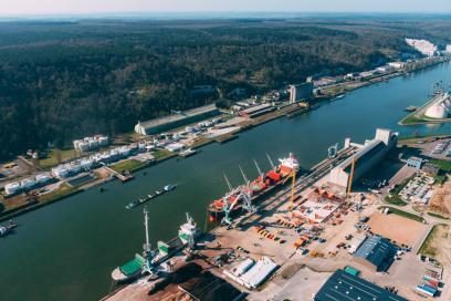 Vue aérienne sur QPC Beuzelin / Surveyfert à Rouen - Agrandir l'image, fenêtre modale