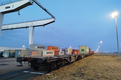 Eclairage LED au terminal multimodal du Havre - Agrandir l'image, fenêtre modale