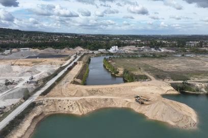 Vue générale des travaux de la phase 1 de PSMO (78) - Agrandir l'image, fenêtre modale