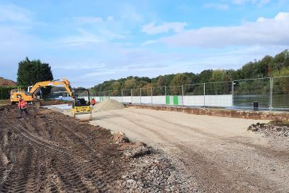 Travaux de renforcement du QUP à Lagny - Agrandir l'image, fenêtre modale