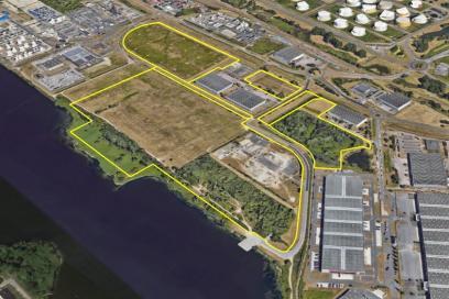 Zone de l'appel à projet secteur Ouest-A29 sur le Havre - Agrandir l'image, fenêtre modale